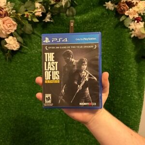The Last of Us Remastered PS4 PlayStation 4 Naughty Dog 2014 Disc & Case